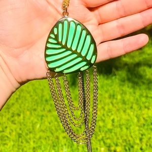 Kendra Scott Ashlyn Reversable Necklace in Mint